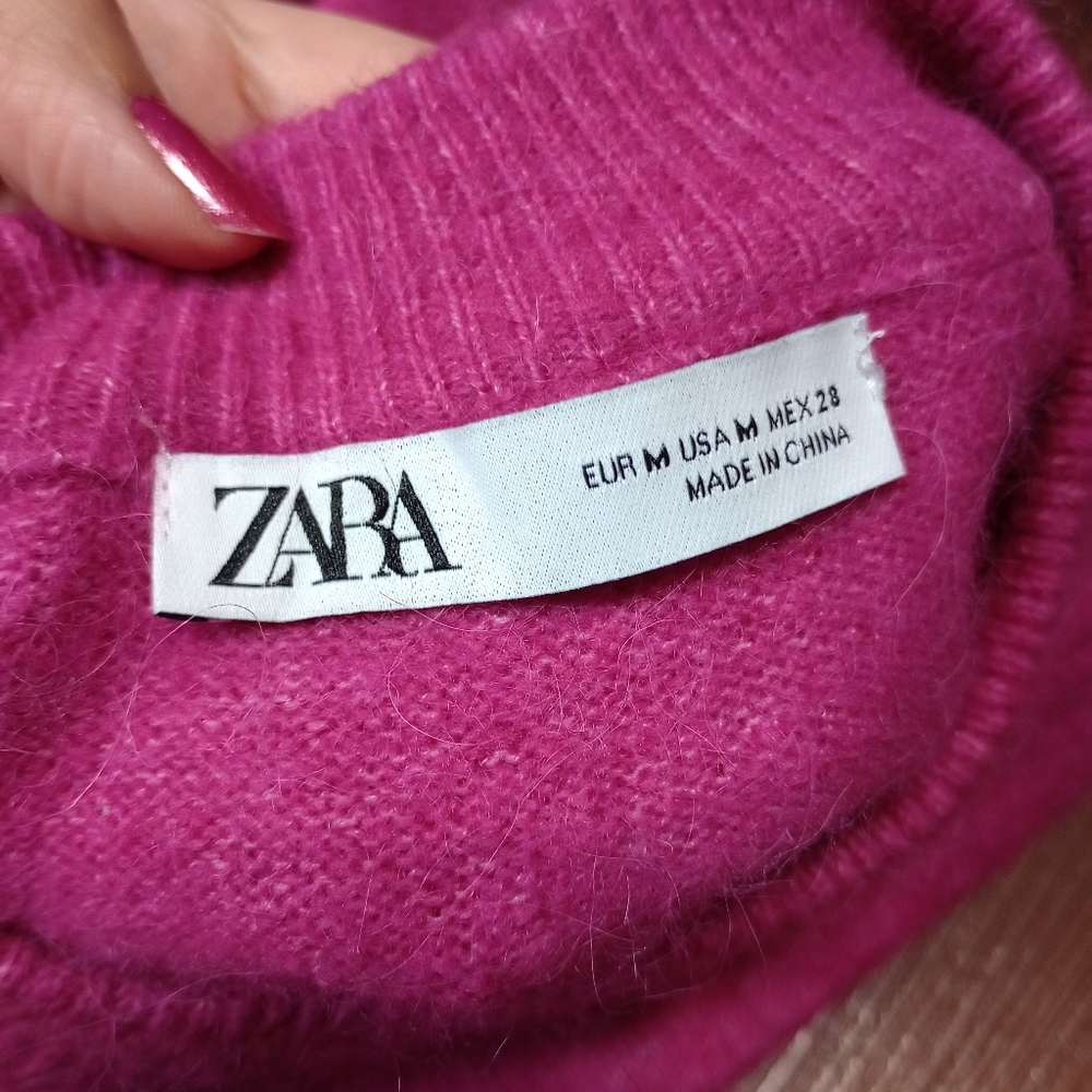 Zara Alpaca Wool Blend Sweater - Picture 3 of 7